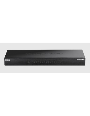 Trendnet TEG-S3160 switch No administrado 2.5G Ethernet (100 1000 2500) Escritorio Negro