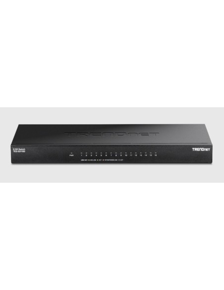 Trendnet TEG-S3160 switch No administrado 2.5G Ethernet (100 1000 2500) Escritorio Negro