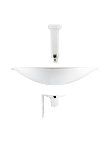 Ubiquiti PBE-M5-400 repetidor y transceptor Puente wifi 1000 Mbit s Blanco