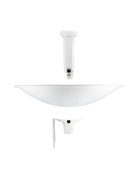 Ubiquiti PBE-M5-400 repetidor y transceptor Puente wifi 1000 Mbit s Blanco